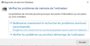 Tester la RAM sous Windows 11/10 : diagnostic mémoire et erreurs