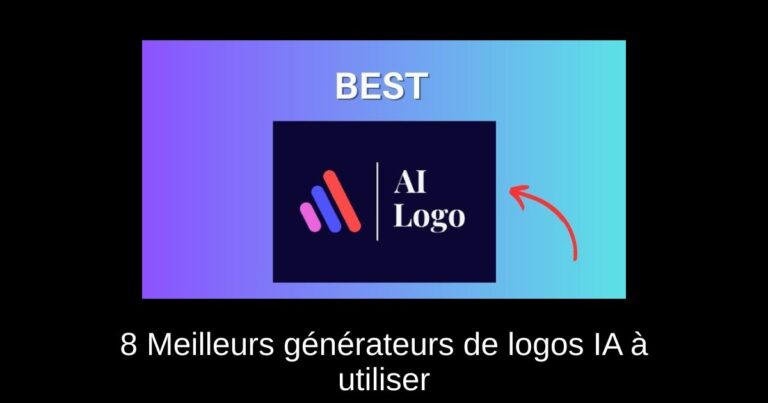 8 Meilleurs générateurs de logos IA à utiliser