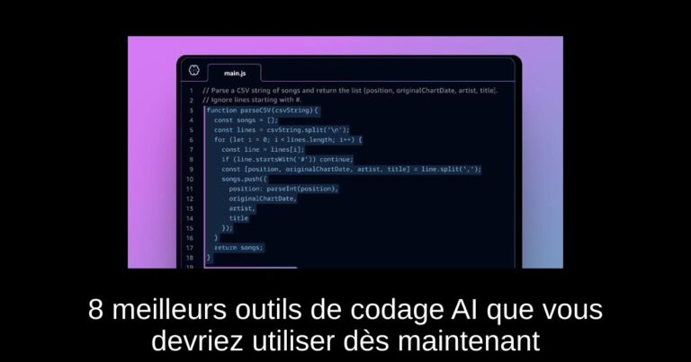 8 meilleurs outils de codage AI que vous devriez utiliser dès maintenant