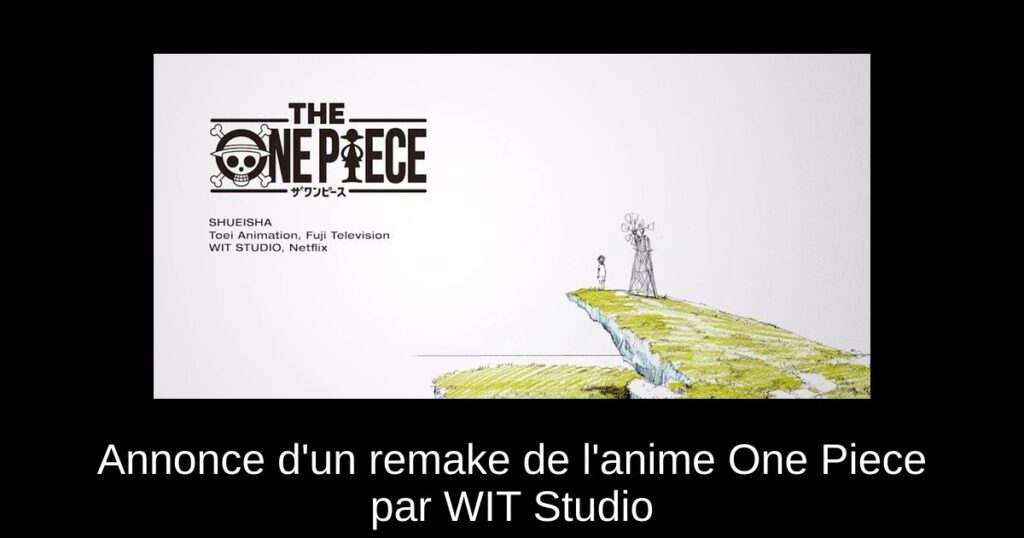 Annonce d’un remake de l’anime One Piece par WIT Studio
