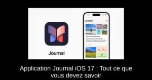 Application Journal iOS 17 : Tout ce que vous devez savoir