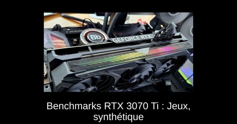 Benchmarks RTX 3070 Ti : Jeux, synthétique & création de contenu