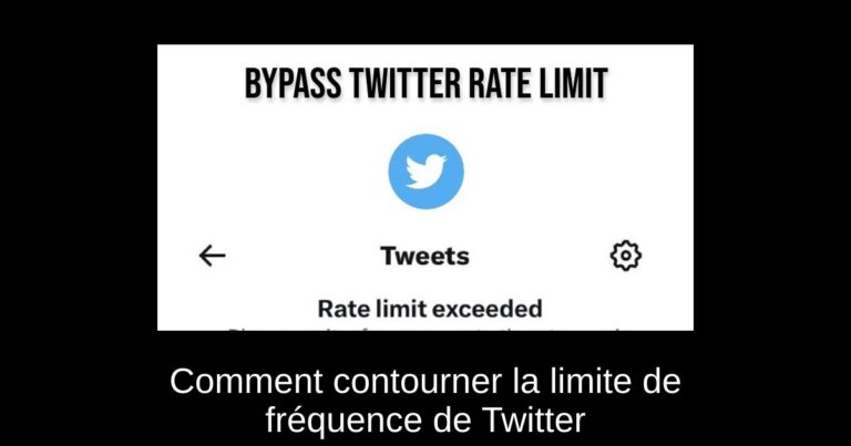 Comment contourner la limite de fréquence de Twitter
