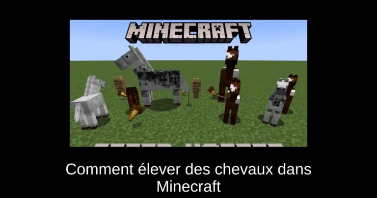 Comment élever des chevaux dans Minecraft