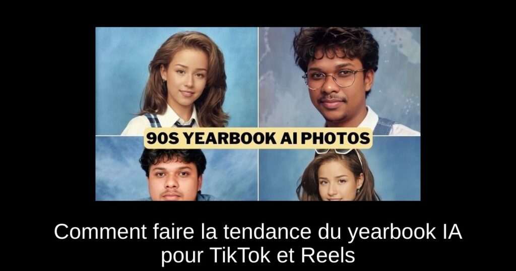 Comment faire la tendance du yearbook IA pour TikTok et Reels