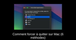 Comment forcer à quitter sur Mac (6 méthodes)