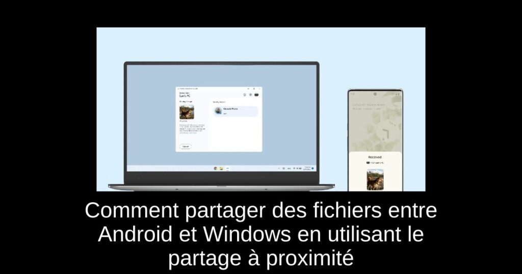 Comment partager des fichiers entre Android et Windows en utilisant le partage à proximité