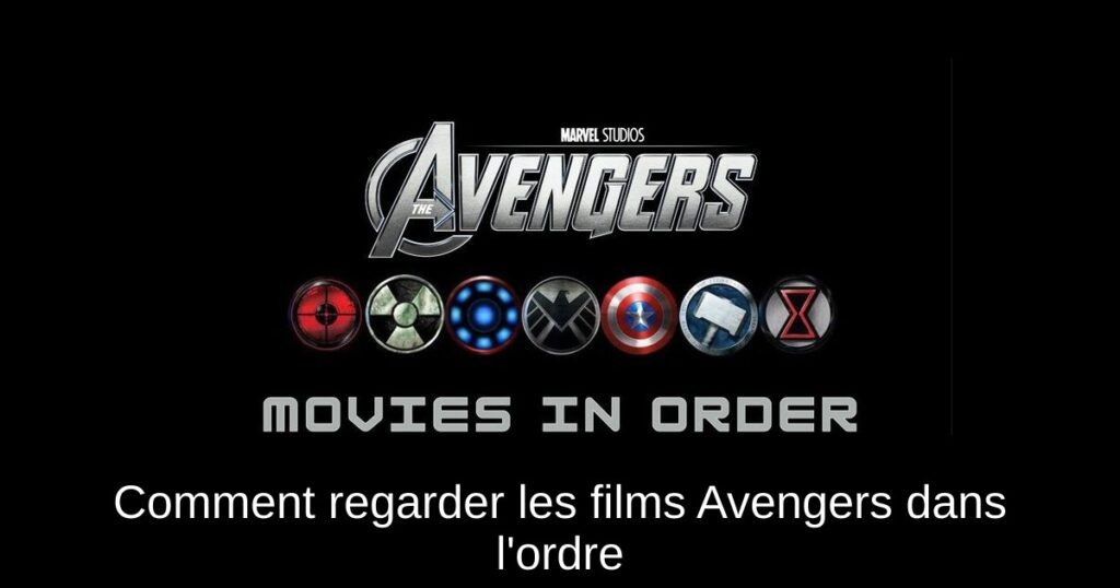 Comment regarder les films Avengers dans l&rsquo;ordre