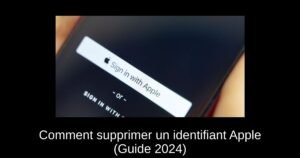 Comment supprimer un identifiant Apple (Guide 2024)