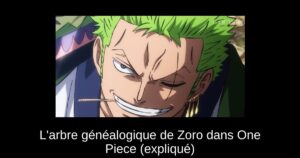 L’arbre généalogique de Zoro dans One Piece (expliqué)