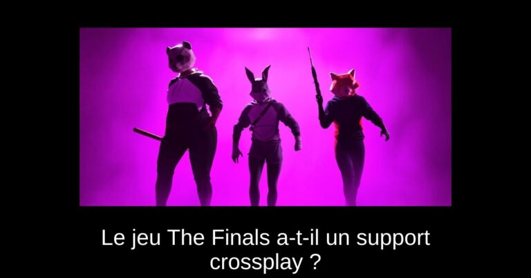 Le jeu The Finals a-t-il un support crossplay ?
