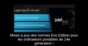 Mises à jour des normes Evo Edition pour les ordinateurs portables de 14e génération !