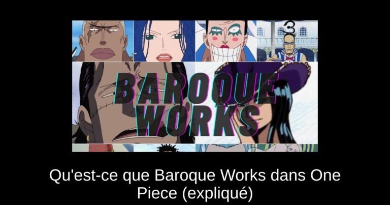 Qu'est-ce que Baroque Works dans One Piece (expliqué)