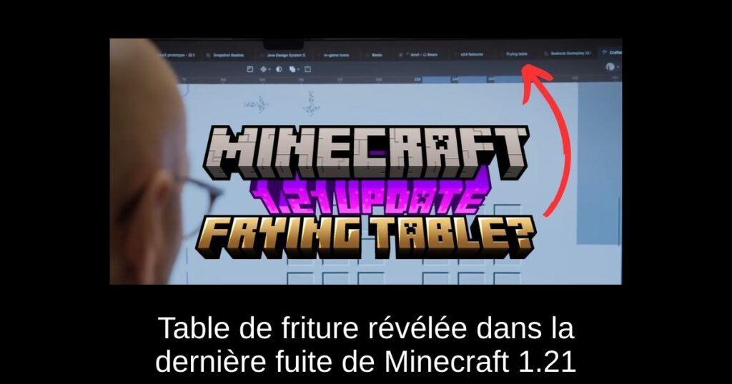 Table de friture révélée dans la dernière fuite de Minecraft 1.21
