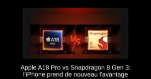 Apple A18 Pro vs Snapdragon 8 Gen 3: l’iPhone prend de nouveau l’avantage