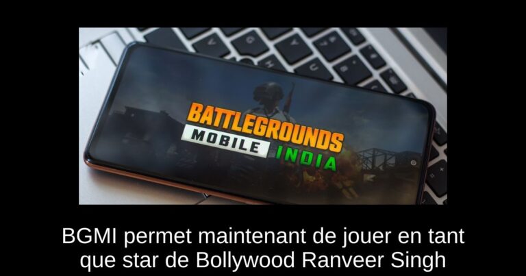 BGMI permet maintenant de jouer en tant que star de Bollywood Ranveer Singh