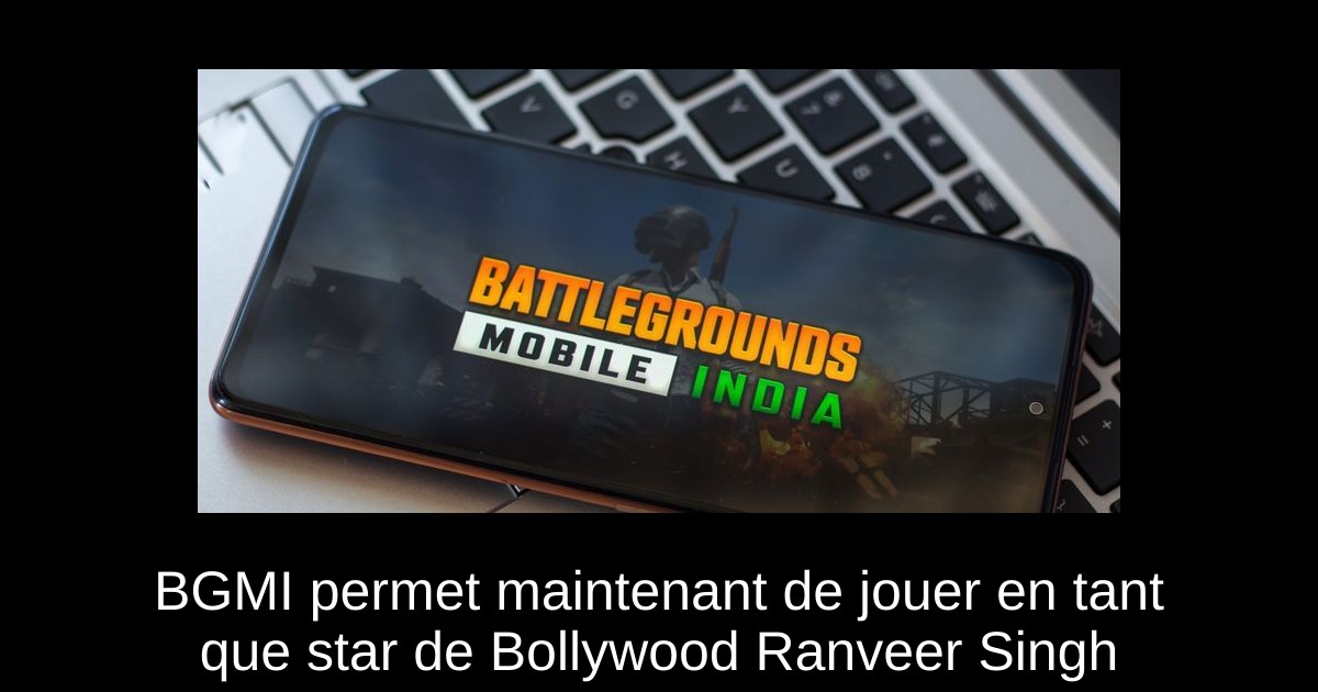 BGMI permet maintenant de jouer en tant que star de Bollywood Ranveer Singh