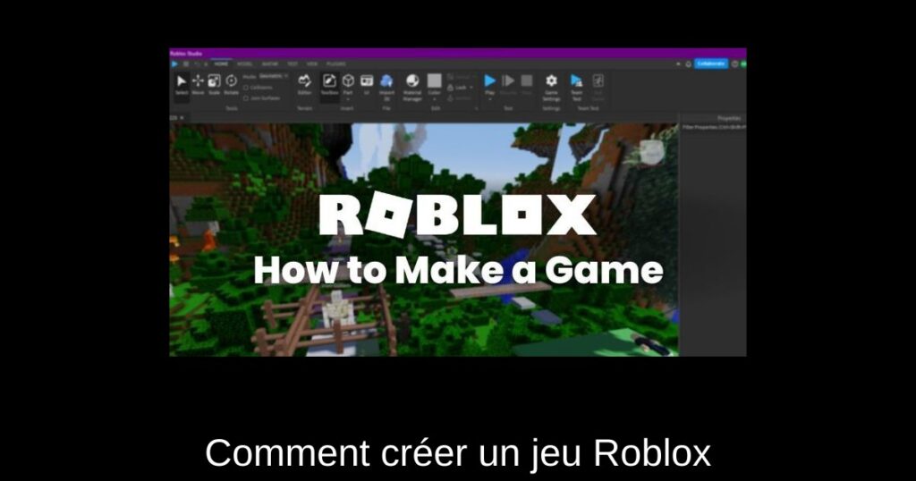 Comment créer un jeu Roblox
