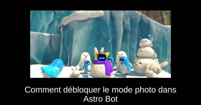 Comment débloquer le mode photo dans Astro Bot