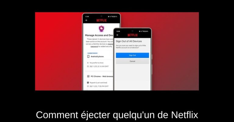 Comment éjecter quelqu'un de Netflix