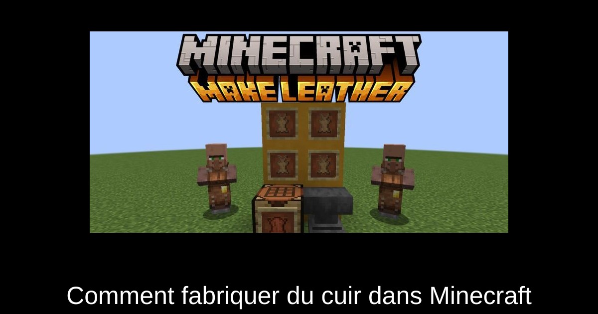 Comment fabriquer du cuir dans Minecraft