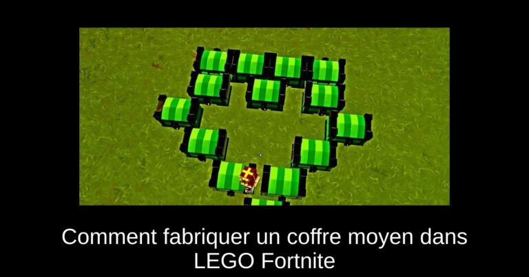 Comment fabriquer un coffre moyen dans LEGO Fortnite