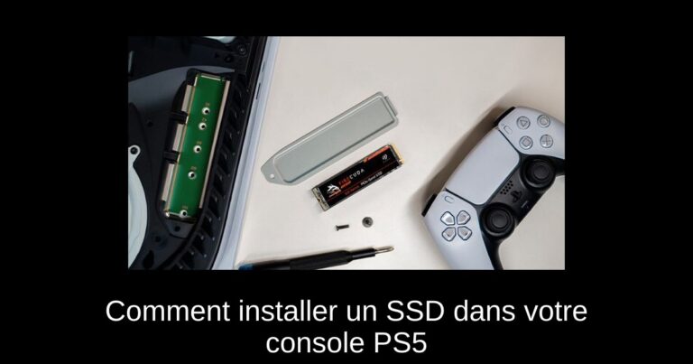 Comment installer un SSD dans votre console PS5