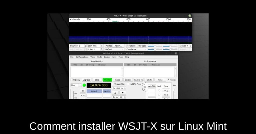 Comment installer WSJT-X sur Linux Mint