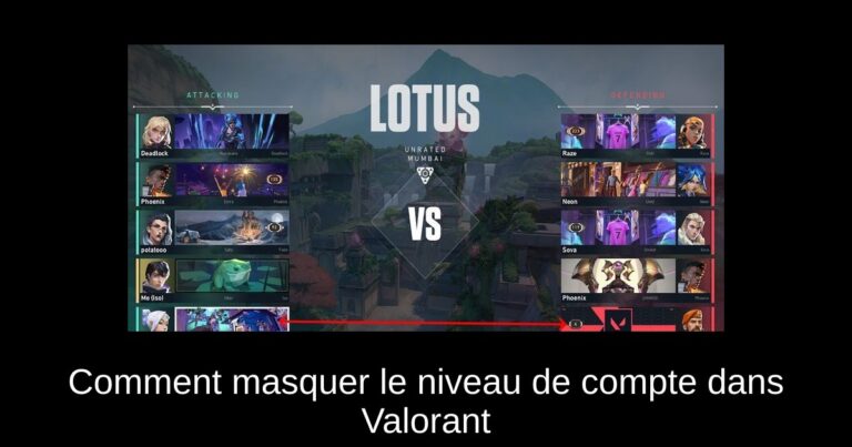 Comment masquer le niveau de compte dans Valorant