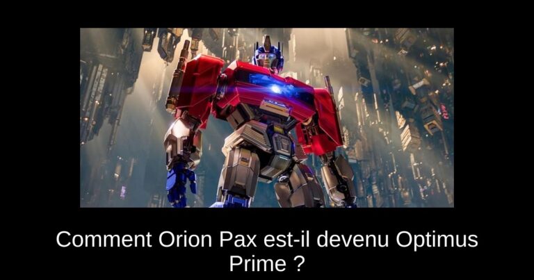 Comment Orion Pax est-il devenu Optimus Prime ?
