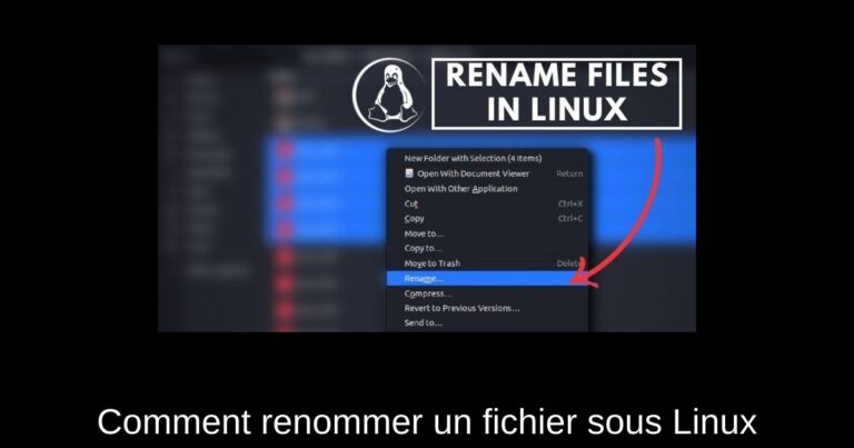 Comment renommer un fichier sous Linux