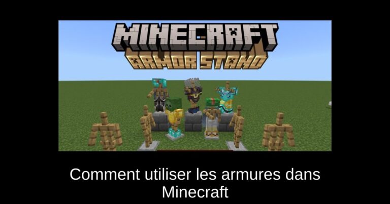 Comment utiliser les armures dans Minecraft