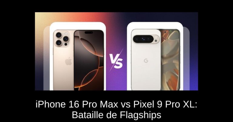 iPhone 16 Pro Max vs Pixel 9 Pro XL: Bataille de Flagships