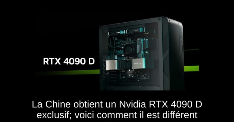 La Chine obtient un Nvidia RTX 4090 D exclusif; voici comment il est différent