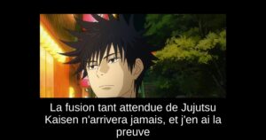 La fusion tant attendue de Jujutsu Kaisen n’arrivera jamais, et j’en ai la preuve