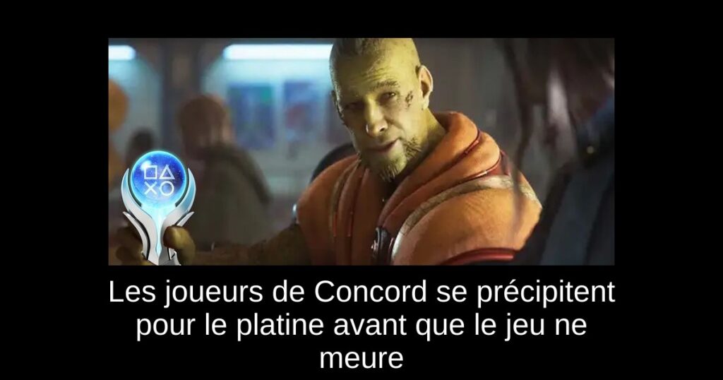 Les joueurs de Concord se précipitent pour le platine avant que le jeu ne meure