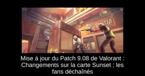 Mise à jour du Patch 9.08 de Valorant : Changements sur la carte Sunset ; les fans déchaînés