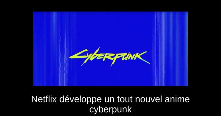 Netflix développe un tout nouvel anime cyberpunk
