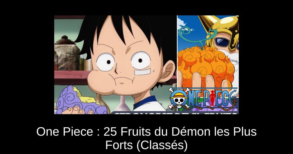 One Piece : 25 Fruits du Démon les Plus Forts (Classés)