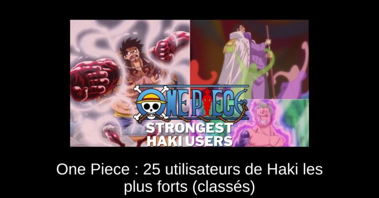 One Piece : 25+ utilisateurs de Haki les plus forts (classés)