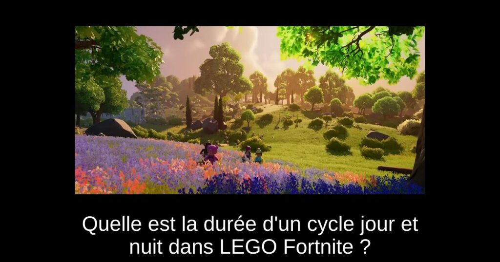 Quelle est la durée d&rsquo;un cycle jour et nuit dans LEGO Fortnite ?