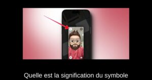 Quelle est la signification du symbole ‘f’ sur FaceTime