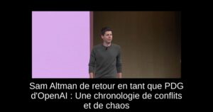 Sam Altman de retour en tant que PDG d’OpenAI : Une chronologie de conflits et de chaos
