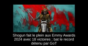 Shogun fait le plein aux Emmy Awards 2024 avec 18 victoires ; bat le record détenu par GoT