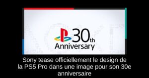 Sony tease officiellement le design de la PS5 Pro dans une image pour son 30e anniversaire