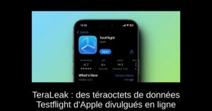 TeraLeak : des téraoctets de données Testflight d’Apple divulgués en ligne