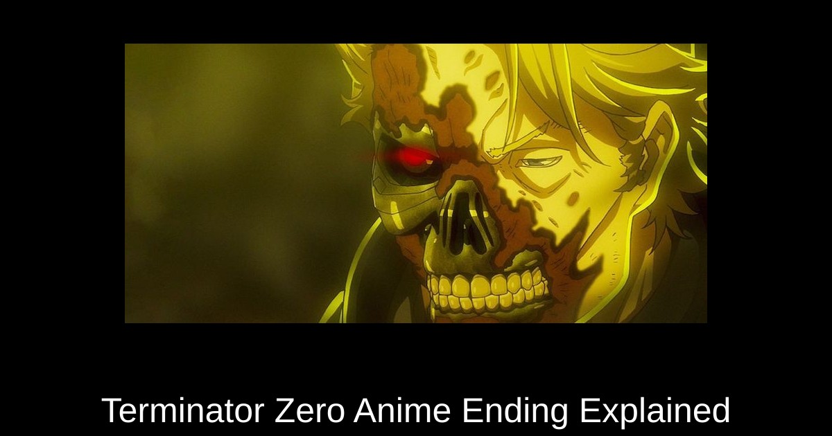Terminator Zero Anime Ending Explained