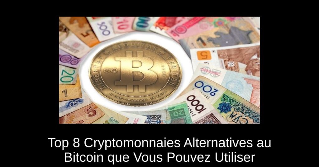 Top 8 Cryptomonnaies Alternatives au Bitcoin que Vous Pouvez Utiliser