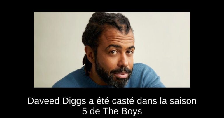 Daveed Diggs a été casté dans la saison 5 de The Boys