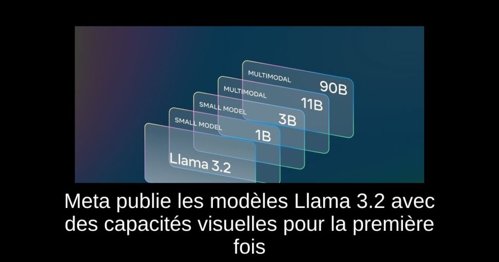 Meta publie les modèles Llama 3.2 avec des capacités visuelles pour la première fois